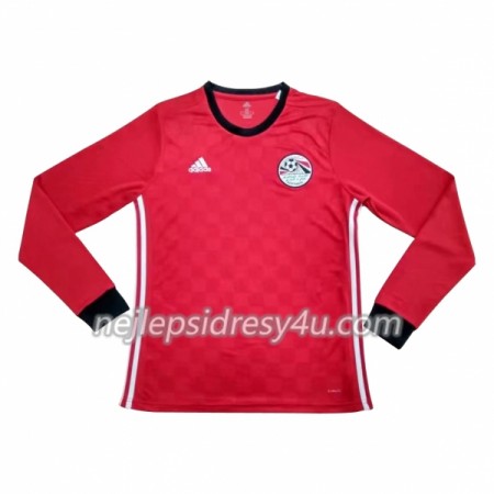 Fotbalový Dres Egypt Domácí MS 2018 Dlouhý Rukáv